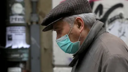 No&scaron;enje za&scaron;titnih maski nova je svakodnevnica u vrijeme pandemije koronavirusa/Foto: Damjan Tadic/CROPIX