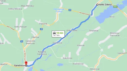 Vesta DC45 Veliki Zdenci &ndash; Gare&scaron;nica u ﻿naselju Hercegovac bit će zatvorena do 19. prosinca