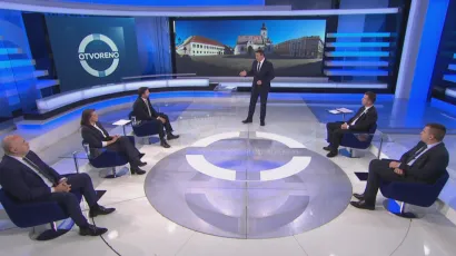 Gradonačelnik Bjelovara, Dario Hrebak, gostovao je u Otvorenom na HTV-u/Foto: Screenshot