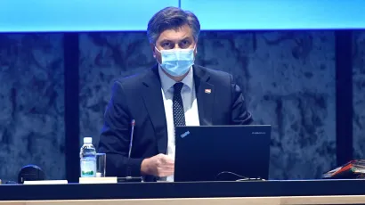 Premijer Andrej Plenković predstavio je nove mjere za suzbijanje korone/Foto: Goran Mehkek/CROPIX