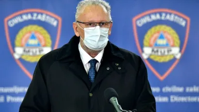 &Scaron;ef Stožera civilne za&scaron;tite Republike Hrvatske, Davor Božinović/Ronald Gor&scaron;ić/CROPIX