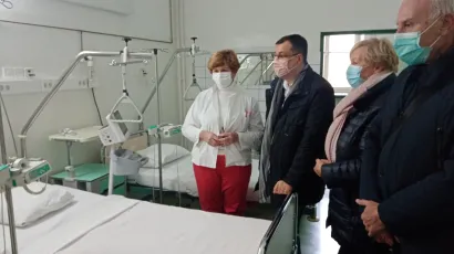 Župan Damir Bajs rekao je kako zbog pro&scaron;irenja Covid odjela niti jedan pacijent iz županije neće zavr&scaron;iti u &scaron;atoru/Foto: Deni Marčinković