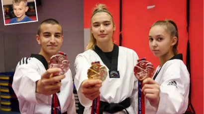 Mladi bjelovarski borilački &scaron;ampioni bili su u berbi medalja na Otvorenom klupskom europskom prvenstvu / Foto: Paula Galir