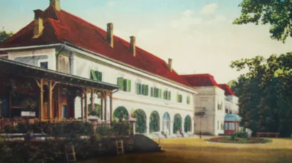 Kiosk-kavana, Livia Heim i Janos Furdo &ndash; nekada&scaron;nje perjanice daruvarskih kupki/Foto: arhiv Vlatke Daněk
&nbsp;