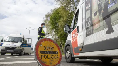 Policija će na županijskim granicama dežurati 24 sata dnevno/Foto: Željko Hajdinjak/CROPIX