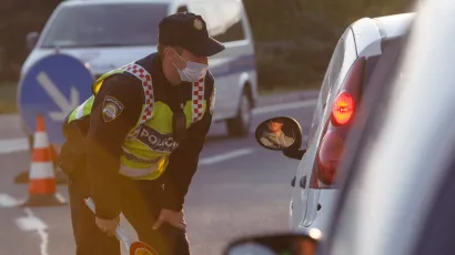 Policijske kontrole bit će na granicama županija od 0 do 24/Foto: Tom Dubravec/CROPIX