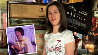 Kristina Zednik dobila je nagradu za najbolju mu&scaron;ku ulogu za tumačenje Franje &Scaron;afraneka u mjuziklu "Tko pjeva zlo ne misli"/Foto: Privatni album