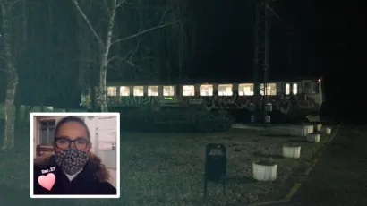 Gordana Banu&scaron;ić smrzavala se u Banovoj Jarugi jer je dispečer potpuno nenajavljeno odlučio promijeniti vozni red/Foto: Gordana Banu&scaron;ić