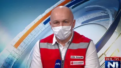 Robert Markt, Izvr&scaron;ni predsjednik Hrvatskog Crvenog križa/Foto: N1 screenshot