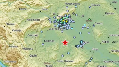 Slabiji potres jutros je zatresao Zagreb/Foto: Screenshot