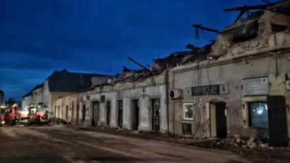 Tužni prizori iz područja koje je u utorak u 12.20 pogodio razoran potres/Foto: Udruga jedni za druge Općina Sirač