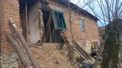 Jedan zid se potpuno uru&scaron;io/Foto: Općina Đulovac