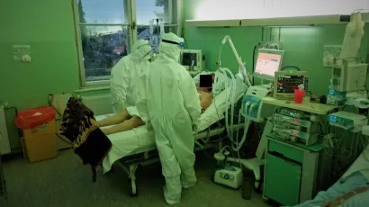 Covid odjel u Općoj bolnici Bjelovar / Foto: Deni Marčinković