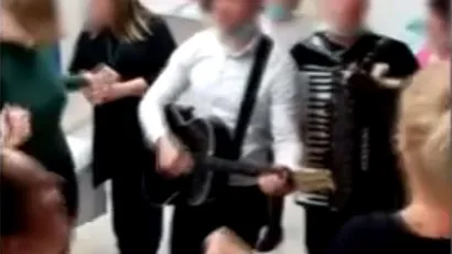 Korona party u Covid bolnici KB Dubrava/Foto: Screenshot RTL