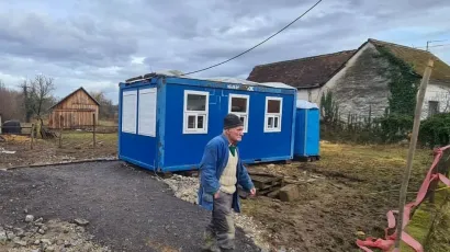 Mjesto Jazvenik pogođeno potresom/Foto: Općina Končanica