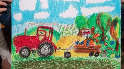 Crtež Denisa Zelmana iz 4.b razreda Če&scaron;ke osnovne &scaron;kole Jan Amos Komensky iz Daruvara osvojio je najvi&scaron;e simpatija Povjerenstva za ocjenjivanje radova/Foto:Grad Daruvar