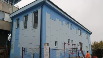 Biv&scaron;a zgrada teritorijalne obrane u Čazmi izvana je potpuno obnovljena, a sada je čeka unutarnje uređenje kako bi se udruge tamo &scaron;to prije mogle useliti/Foto:Grad Čazma