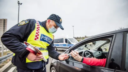 Vozač je uhvaćen tijekom redovne kontrole prometa/Foto: Nikolina Vuković Stipaničev/CROPIX (ilustracija)