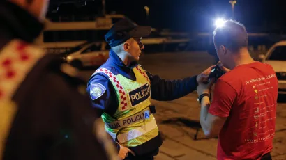 Policajci PU bjelovarsko-bilogorske i ovog su vikenda imali pune ruke posla/Foto: Goran &Scaron;ebelić/ CROPIX (ilustracija)
