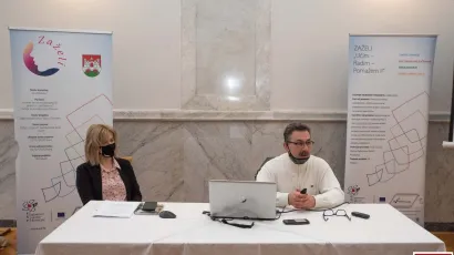 Početna konferencija projekata "Učim-radim-pomažem II" i "Zaželi dostojanstven život u Daruvaru" održana je danas u dvorcu grofa Jankovića u Daruvaru/Foto:Grad Daruvar