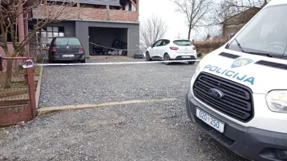 Mjesto tragičnog događaja u mjestu Gornji Toma&scaron; u blizini Bjelovara/Foto: Deni Marčinković
