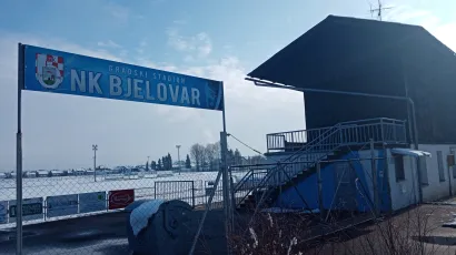 Ovako sada izgleda gradski stadion u Bjelovaru/Foto:Deni Marčinković