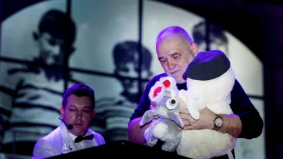 Đorđe Bala&scaron;ević snimljen tijekom koncerta u splitskoj Spaladium Areni 2018. godine/Foto: Paun Paunovic/CROPIX
&nbsp;