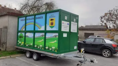 Mobilno reciklažno dvori&scaron;te pokretna je jedinica namijenjena za odvojeno prikupljanje i skladi&scaron;tenje malih količina iskoristivih i drugih vrsta otpada koju koriste isključivo kućanstva/Foto: Darkom