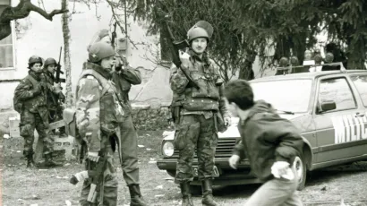 Arhivske fotografije prvih ratnih dana u Pakracu 1991. godine/Foto: Arhiv Grada Pakraca