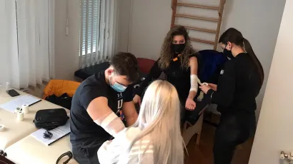 Pet fizioterapeuta sudjelovalo je i uspje&scaron;no zavr&scaron;ilo edukaciju primjene bandaže i ortoze u sportu/Foto: Poduzetnički centar Pakrac