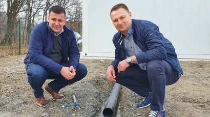 Gradonačelnik Bjelovara Dario Hrebak i kandidat HDZ-a i HSLS-a za župana, Marko Maru&scaron;ić