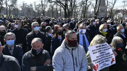 Posljednji ispraćaj gradonačelnika zagreba Milana Bandića / Foto: Damir Krajač/CROPIX