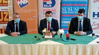 Predrag &Scaron;tromar, Damir Bajs i Stjepan Čuraj/Foto: Deni Marčinković