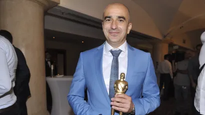 Bruno Marić snimljen 2018. kada je progla&scaron;en najboljim sucem HT Prve Lige/Foto: Damir Krajac/CROPIX