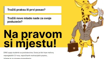DING aplikacija / Foto: Screenshot