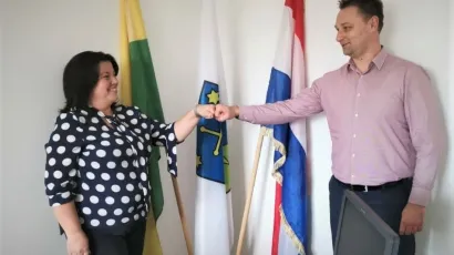 Načelnica Jasna Mikles Horvat i kandidat HDZ-a za župana Marko Maru&scaron;ić