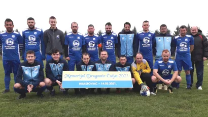 NK Mladost-Nada Hrastovac nakon trijumfa/Foto: NK Hrastovac
