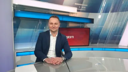 Kandidat za župana Bjelovarsko-bilogorske županije u emisiji "Studio 4" HRT-a/Foto: HDZ