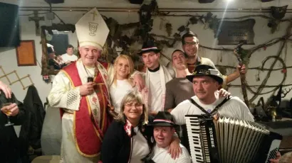 Obitelj Kovačević na proslavi Martinja 2015. godine/Foto: Privatni album