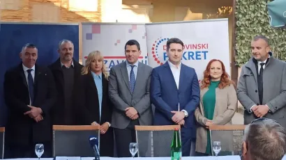 Predstavljanje kandidata Domovinskog pokreta u Požegi/Foto: DP