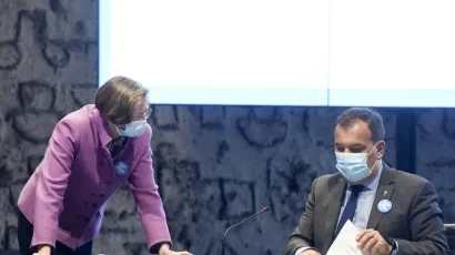 Alemka Markotić i Vili Bero&scaron;/Foto: Darko Toma&scaron;/CROPIX