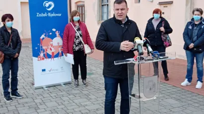 Bjelovarski gradonačelnik Dario Hrebak/ Foto: Deni Marčinković