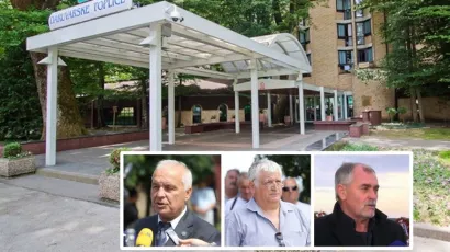 Danijel Rehak, Zdravko Kom&scaron;ić i Ivan Lukić Zolja iz Hrvatskog dru&scaron;tva logora&scaron;a srpskih koncentracijskih logora&nbsp;/ Foto: DT/Emica Elveđi /Cropix/HRT