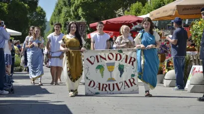 Vrhunski rimski nalaz, mali stakleni diatretum na kraju postaje obični vinski pehar i za&scaron;titni znak za gastronomsko-turističku manifestaciju Vinodar/Foto: Turistička zajednica