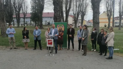Podr&scaron;ka ostalih kandidata SPD i HSS koalicije /Foto: SDP