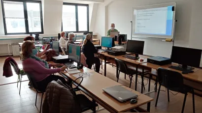 Korisnici programa u novim učionicama CUK-a/ Foto: Deni Marčinković