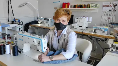 Zahvaljujući savjetima iz Obrtničke komore BBŽ, Vesna se odvažila na veliki korak u svom životu/Foto: Martina Čapo