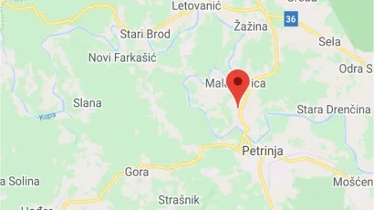 Potres je ponovno udario u neposrednoj blizini Petrinje/Foto: Screenshot