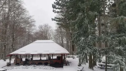 Snijeg je na Omanovcu znao padati i početkom svibnja tako da ovaj i nije neko iznenađenje/Foto: Mario Barać