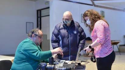 Fotografija s održane prve radionice koja je bila na temu općenito o fotoaparatima/Foto: Miroslav Horvat
